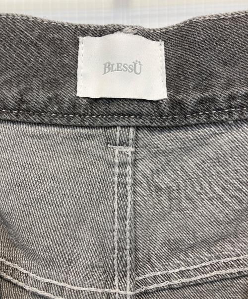 BLESSU（ブレスユー）BLESSU (ブレスユー) バギーデニムパンツ グレー サイズ:Mの古着・服飾アイテム