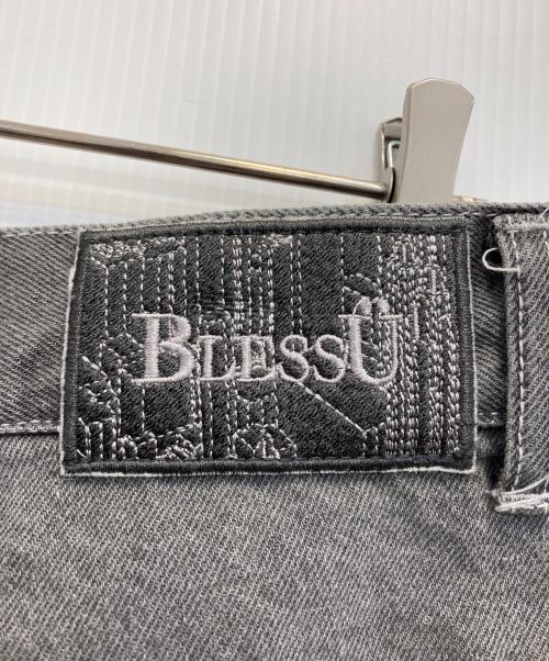 BLESSU（ブレスユー）BLESSU (ブレスユー) バギーデニムパンツ グレー サイズ:Mの古着・服飾アイテム