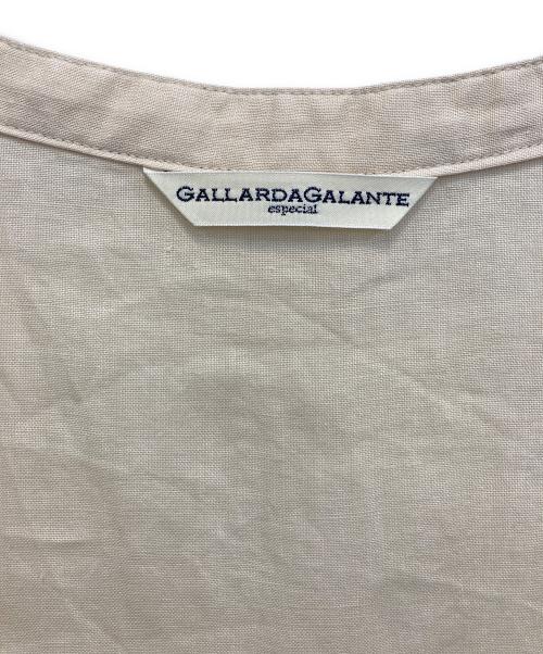 GALLARDA GALANTE（ガリャルダガランテ）GALLARDA GALANTE (ガリャルダガランテ) リネンシャツワンピース ベージュ サイズ:Freeの古着・服飾アイテム