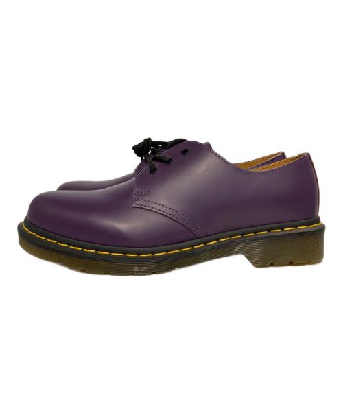 Dr.Martens（ドクターマーチン）Dr.Martens (ドクターマーチン) 3ホールシューズ パープル サイズ:UK7の古着・服飾アイテム
