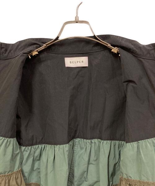 BELPER（ベルパー）BELPER (ベルパー) TIERED LONG JACKET ブラック サイズ:SIZE Freeの古着・服飾アイテム