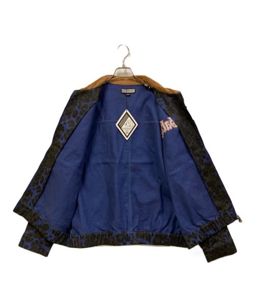 GALFY（ガルフィー）GALFY (ガルフィー) GALひょうちゃんブルゾン ブラック×ネイビー サイズ:Lの古着・服飾アイテム