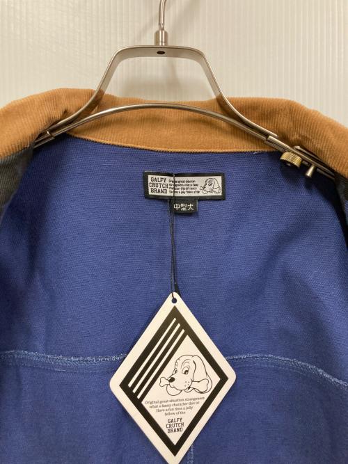 GALFY（ガルフィー）GALFY (ガルフィー) GALひょうちゃんブルゾン ブラック×ネイビー サイズ:Lの古着・服飾アイテム