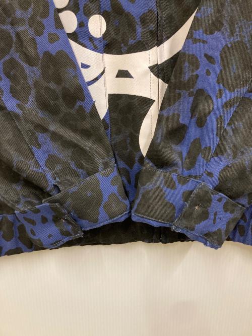 GALFY（ガルフィー）GALFY (ガルフィー) GALひょうちゃんブルゾン ブラック×ネイビー サイズ:Lの古着・服飾アイテム