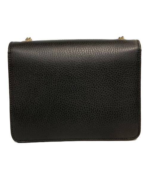 GUCCI（グッチ）GUCCI (グッチ) インターロッキングG チェーンショルダーバッグ ブラックの古着・服飾アイテム