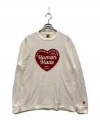 HUMAN MADEヒューマンメイド）の古着「24AW GRAPHIC L/S T-SHIRT」｜ホワイト