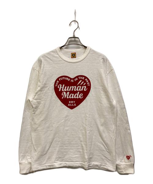 HUMAN MADE（ヒューマンメイド）HUMAN MADE (ヒューマンメイド) 24AW GRAPHIC L/S T-SHIRT ホワイト サイズ:SIZE XLの古着・服飾アイテム