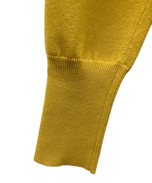 SOEJU（ソージュ）SOEJU (ソージュ) Vネックショートカーディガン イエロー サイズ:Mの古着・服飾アイテム