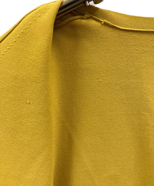 SOEJU（ソージュ）SOEJU (ソージュ) Vネックショートカーディガン イエロー サイズ:Mの古着・服飾アイテム