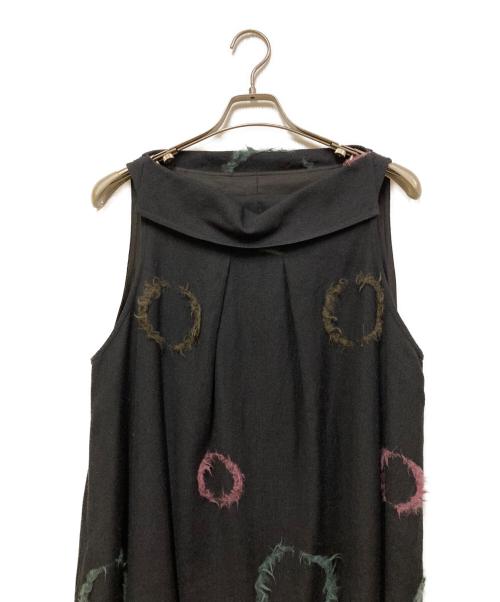 io comme io（イオコムイオ）io comme io (イオコムイオ) 変形バルーンワンピース ブラック サイズ:Lの古着・服飾アイテム