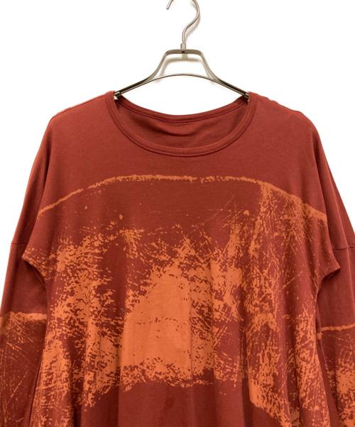 MOYURU（モユル）MOYURU (モユル) カットソーバルーンワンピース レッド サイズ:Mの古着・服飾アイテム