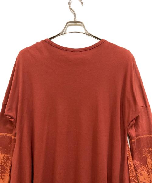MOYURU（モユル）MOYURU (モユル) カットソーバルーンワンピース レッド サイズ:Mの古着・服飾アイテム