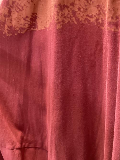 MOYURU（モユル）MOYURU (モユル) カットソーバルーンワンピース レッド サイズ:Mの古着・服飾アイテム