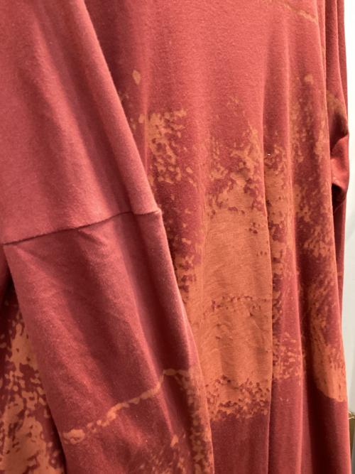 MOYURU（モユル）MOYURU (モユル) カットソーバルーンワンピース レッド サイズ:Mの古着・服飾アイテム