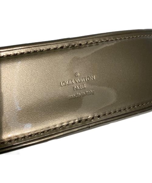 LOUIS VUITTON（ルイ ヴィトン）LOUIS VUITTON (ルイ ヴィトン) モノグラムヴェルニ ベルトバッグ メタリックグレーの古着・服飾アイテム