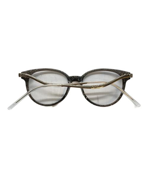 JIMMY CHOO（ジミーチュウ）JIMMY CHOO (ジミーチュウ) 眼鏡／アイウェア グレー×ゴールドの古着・服飾アイテム