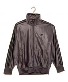 adidas（アディダス）の古着「ファイヤーバード メタリックトラックトップ」｜シルバー