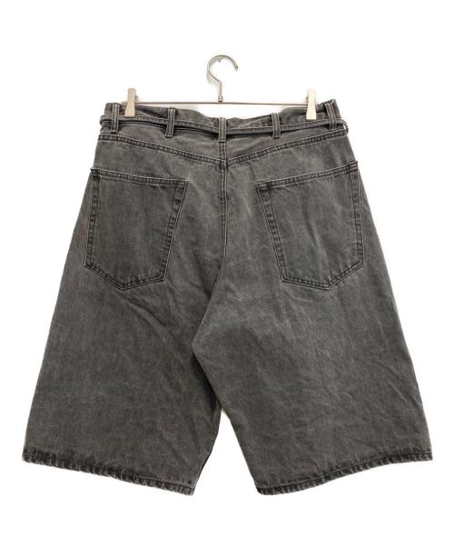 CAHLUMN（カウラム）CAHLUMN (カウラム) Selvedge Denim Baggy Shorts グレー サイズ:XLの古着・服飾アイテム