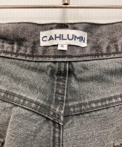CAHLUMN（カウラム）CAHLUMN (カウラム) Selvedge Denim Baggy Shorts グレー サイズ:XLの古着・服飾アイテム