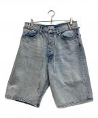 CAHLUMNカウラム）の古着「Selvedge Denim Baggy Shorts」｜インディゴ