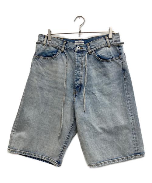 CAHLUMN（カウラム）CAHLUMN (カウラム) Selvedge Denim Baggy Shorts インディゴ サイズ:XLの古着・服飾アイテム