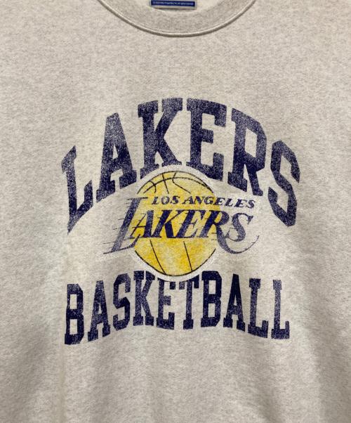 Off The Court by NBA（オフ・ザ・コート バイ NBA）Off The Court by NBA (オフ・ザ・コート バイ NBA) JOURNAL STANDARD relume (ジャーナルスタンダード レリューム) 別注 スウェット/LAKERS グレー サイズ:Lの古着・服飾アイテム