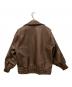 FREAK'S STORE (フリークスストア) ヴィンテージライク レザレット ダブルライダースジャケット ブラウン サイズ:Free：6000円