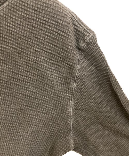 RRL（ダブルアールエル）RRL (ダブルアールエル) ヘンリーネックサーマルカットソー グレー サイズ:Mの古着・服飾アイテム