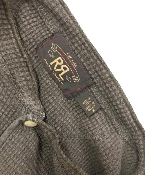 RRL（ダブルアールエル）RRL (ダブルアールエル) ヘンリーネックサーマルカットソー グレー サイズ:Mの古着・服飾アイテム