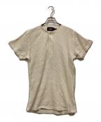 RRLダブルアールエル）の古着「S/Sヘンリーネックサーマルカットソー」｜アイボリー