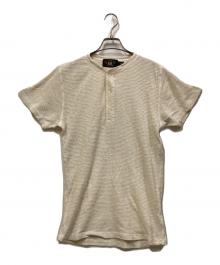 RRL（ダブルアールエル）の古着「S/Sヘンリーネックサーマルカットソー」｜アイボリー