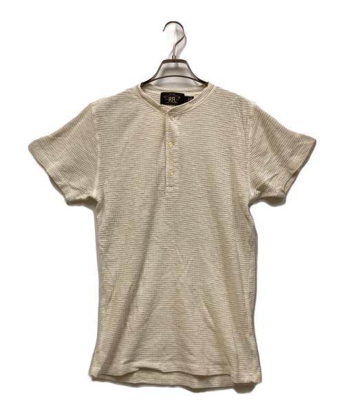 RRL（ダブルアールエル）RRL (ダブルアールエル) S/Sヘンリーネックサーマルカットソー アイボリー サイズ:Mの古着・服飾アイテム