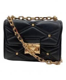 MICHAEL KORS（マイケル・コース）の古着「2WAYキルトチェーンショルダーバッグ /セレナ」｜ブラック
