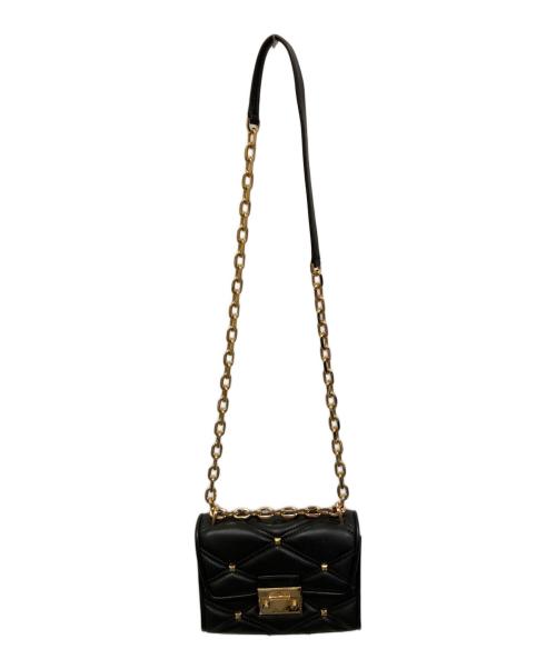 MICHAEL KORS（マイケル・コース）MICHAEL KORS (マイケル・コース) 2WAYキルトチェーンショルダーバッグ /セレナ ブラックの古着・服飾アイテム