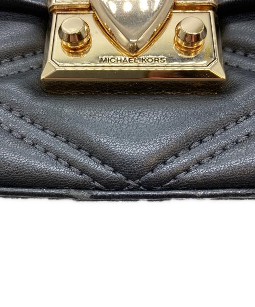 MICHAEL KORS（マイケル・コース）MICHAEL KORS (マイケル・コース) 2WAYキルトチェーンショルダーバッグ /セレナ ブラックの古着・服飾アイテム