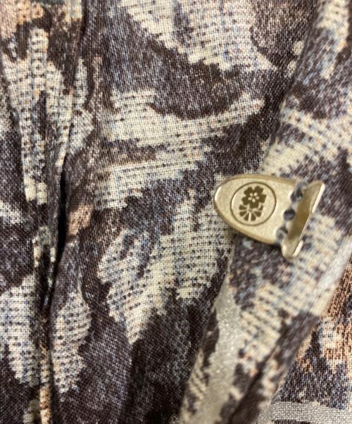 SOU・SOU（ソウソウ）SOU・SOU (ソウソウ) リネン花柄シャツ グレー サイズ:‐の古着・服飾アイテム