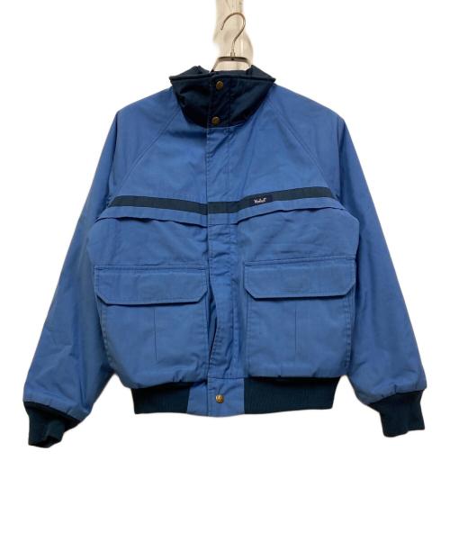 WOOLRICH（ウールリッチ）WOOLRICH (ウールリッチ) 80S ナイロンスタンドブルゾン ブルー サイズ:Mの古着・服飾アイテム