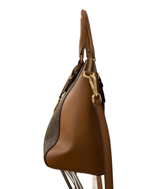 MICHAEL KORS（マイケル・コース）MICHAEL KORS (マイケル・コース) 2WAYバッグ ブラウンの古着・服飾アイテム