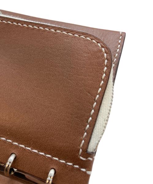 ED ROBERT JUDSON（エド ロバート ジャドソン）ED ROBERT JUDSON (エド ロバート ジャドソン) Binder Mini Wallet/手帳型ミニウォレット ブラウンの古着・服飾アイテム