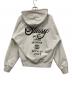 stussy (ステューシー) World Tour Hoodie/ワールドツアーフーディー/パーカー グレー サイズ:L：14000円