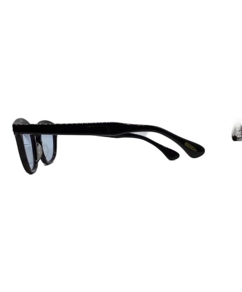 UNITED ARROWS（ユナイテッドアローズ）UNITED ARROWS (ユナイテッドアローズ) KANEKO OPTICAL (金子眼鏡) 別注 John カラーレンズ眼鏡 ブラック×ブルーの古着・服飾アイテム