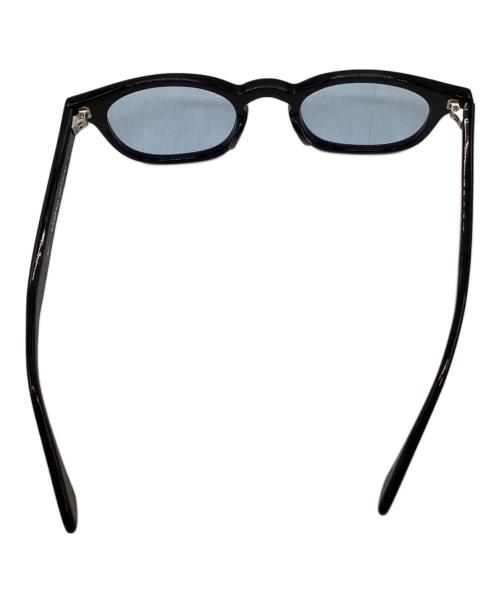 UNITED ARROWS（ユナイテッドアローズ）UNITED ARROWS (ユナイテッドアローズ) KANEKO OPTICAL (金子眼鏡) 別注 John カラーレンズ眼鏡 ブラック×ブルーの古着・服飾アイテム