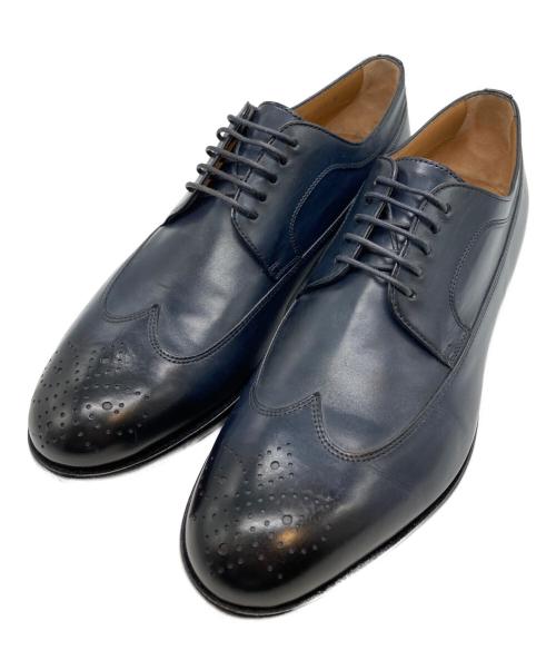 HUGO BOSS（ヒューゴ ボス）HUGO BOSS (ヒューゴ ボス) ウィングチップシューズ ネイビー サイズ:6の古着・服飾アイテム
