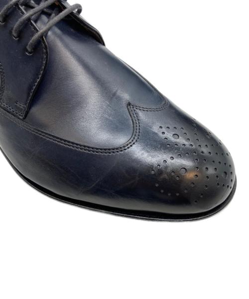 HUGO BOSS（ヒューゴ ボス）HUGO BOSS (ヒューゴ ボス) ウィングチップシューズ ネイビー サイズ:6の古着・服飾アイテム