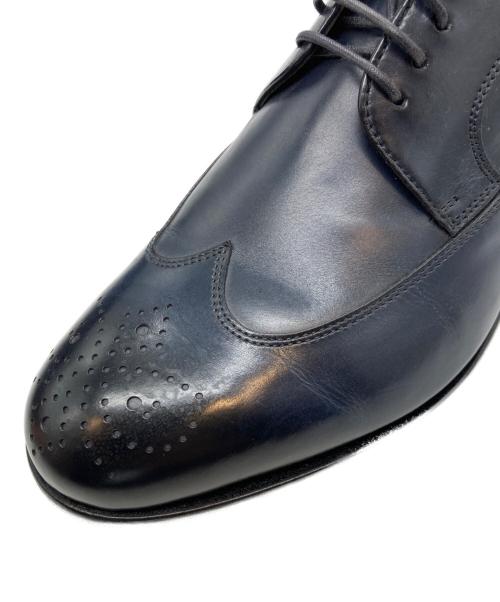 HUGO BOSS（ヒューゴ ボス）HUGO BOSS (ヒューゴ ボス) ウィングチップシューズ ネイビー サイズ:6の古着・服飾アイテム