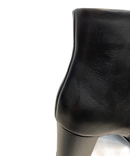 FABIO RUSCONI（ファビオルスコーニ）FABIO RUSCONI (ファビオルスコーニ) ショートブーツ ブラック サイズ:38の古着・服飾アイテム