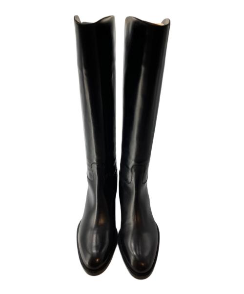 SARTORE（サルトル）SARTORE (サルトル) バックベルトロングブーツ ブラック サイズ:37の古着・服飾アイテム