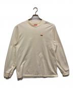 SUPREMEシュプリーム）の古着「small Box L/S Tee/スモールボックスL/Sティー」｜アイボリー