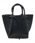outersunsetアウターサンセット）の古着「abaca basket bag」｜ブラック
