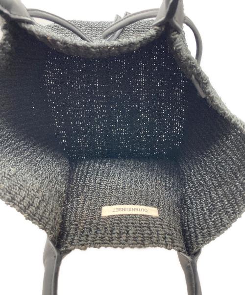 outersunset（アウターサンセット）OUTERSUNSET (アウターサンセット) abaca basket bag ブラックの古着・服飾アイテム